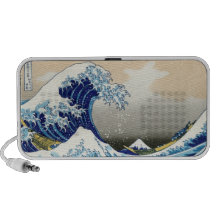 The big wave off Kanagawa Katsushika Hokusai Speaker System