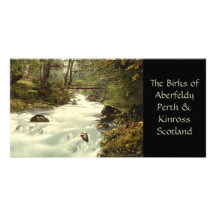 The Birks o'Aberfeldy, Perth and Kinross, Scotland Personalized Photo Card