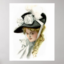 The Black Bonnet Print