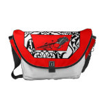 The Black Rose Messenger Bag