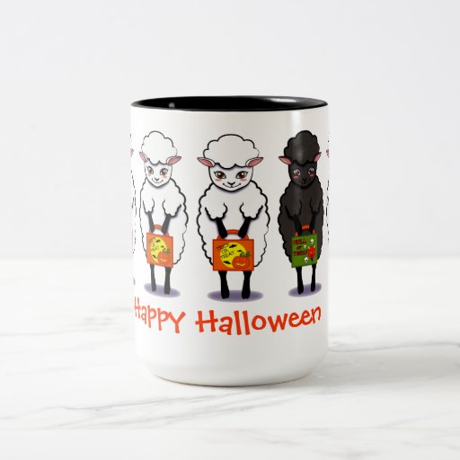 The black sheep Halloween Coffee Mugs