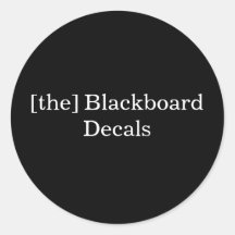 [the] Blackboard Decals Sticker