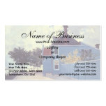 The Blue House at Zaandam by Claude Monet Business Card Templates
