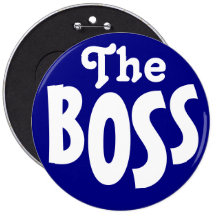 The Boss Pinback Buttons