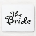 The Bride (Black) Mousepad