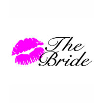 The Bride Pink Lips Kiss T Shirt