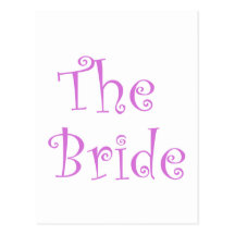 The Bride Post Card