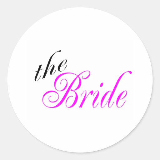 The Bride Stickers