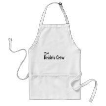 The Brides Crew (Black) Aprons