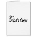 The Brides Crew (Black) Card