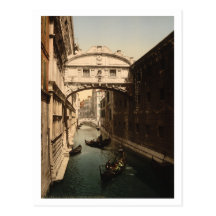 The Bridge of Sighs II, Venice, Italy Post Card