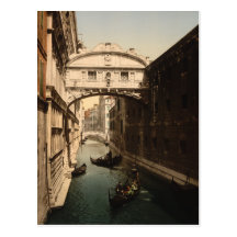 The Bridge of Sighs II, Venice, Italy Postcards