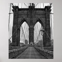The Brooklyn Bridge in New York City Posters