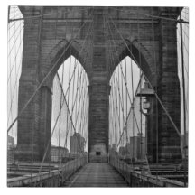 The Brooklyn Bridge in New York City Tiles