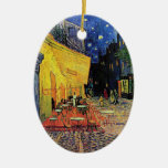 the cafe terrace on the place du forum, Arles... Christmas Tree Ornaments