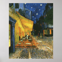 the cafe terrace on the place du forum... poster