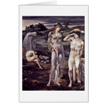 The Calling Of Perseus By Sir Edward Burne-Jones Greeting Card