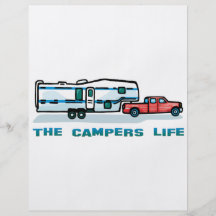 The Campers Life Flyer Design