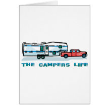 The Campers Life Greeting Cards