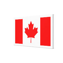 The Canadian Flag - Canada Souvenir Gallery Wrap Canvas