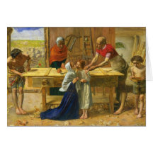 The Carpenter's Shop by John Everett Millais Cards