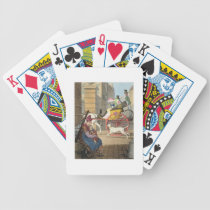 The carriage entrance, from 'Twenty-four Subjects, playing cards