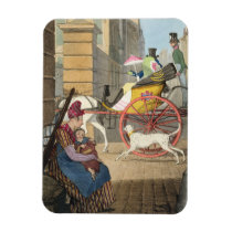 The carriage entrance, from 'Twenty-four Subjects, magnets