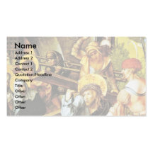 The Carrying Of The Cross By Albrecht Dürer Business Card