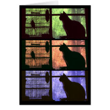 The Cat and The Bird - Card