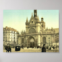 The cathedral, near the east railway station, Pari Posters