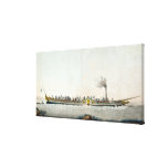 The Charles-Philippe, the first steamboat Canvas Print