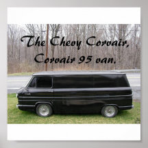 The Chevy Corvair, Corvair 95 van. Poster