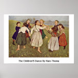 The Children'S Dance By Hans Thoma Poster