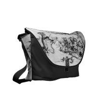The Chorus by J.S. Pughe - Funny Animals Courier Bag