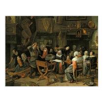 The Christening Feast, 1668 postcards