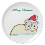 The Christmas Slug Dinner Plates