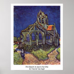 The Church At Auvers-Sur-Oise By Vincent Van Gogh Print