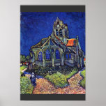 The Church At Auvers-Sur-Oise,  By Vincent Van Posters