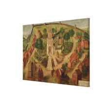 The Church of Saint-Gery Canvas Prints