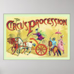 The Circus Procession ~ Vintage Circus Print