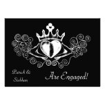 The Claddagh (White) Custom Announcement