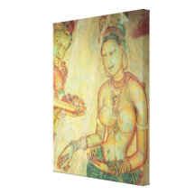 The Cloud Damsels, from the Rock Fortress Stretched Canvas Print