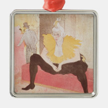The Clowness Cha-U-Kao Seated, 1896 Christmas Ornaments