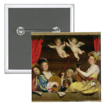 The Concert, 1624 Pinback Buttons