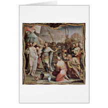 The Continence Of Scipio By Domenico Beccafumi Cards