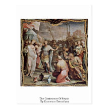 The Continence Of Scipio By Domenico Beccafumi Post Card
