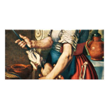 The Cook By Pieter Aertsen (Best Quality) Photo Cards
