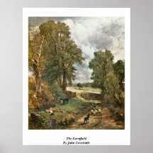 The Cornfield By John Constable Print