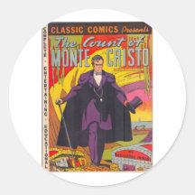 The Count of Monty Cristo Comic Sticker