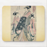 The courtesan Sayagata by Hosoda,Eishi Mousepad